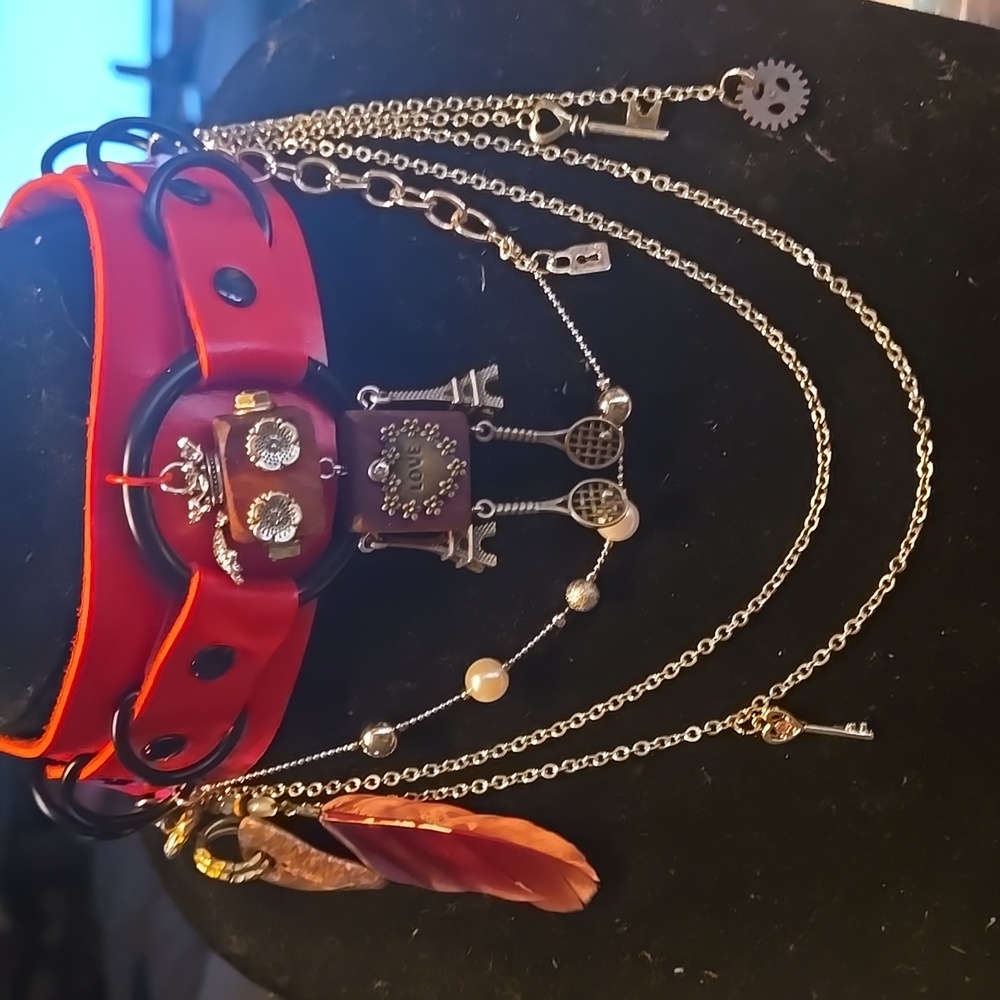 Steampunk Junk Robo Necklace